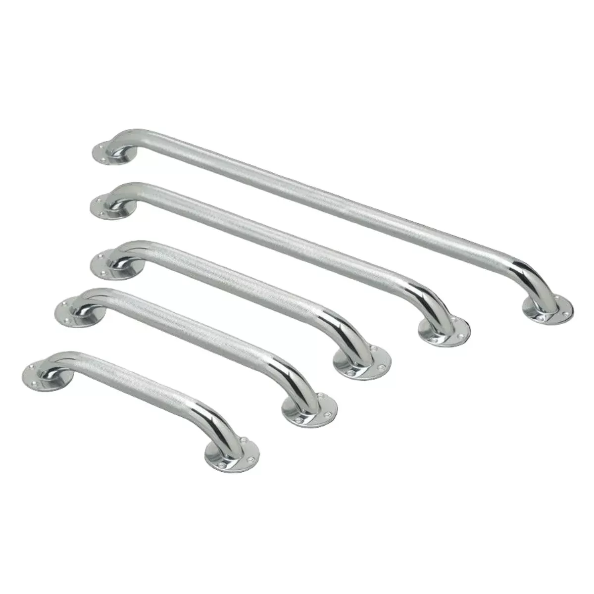 Medline Knurled Chrome Grab Bars