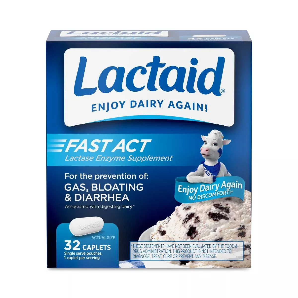 Medline Lactaid Fast Act Caplets