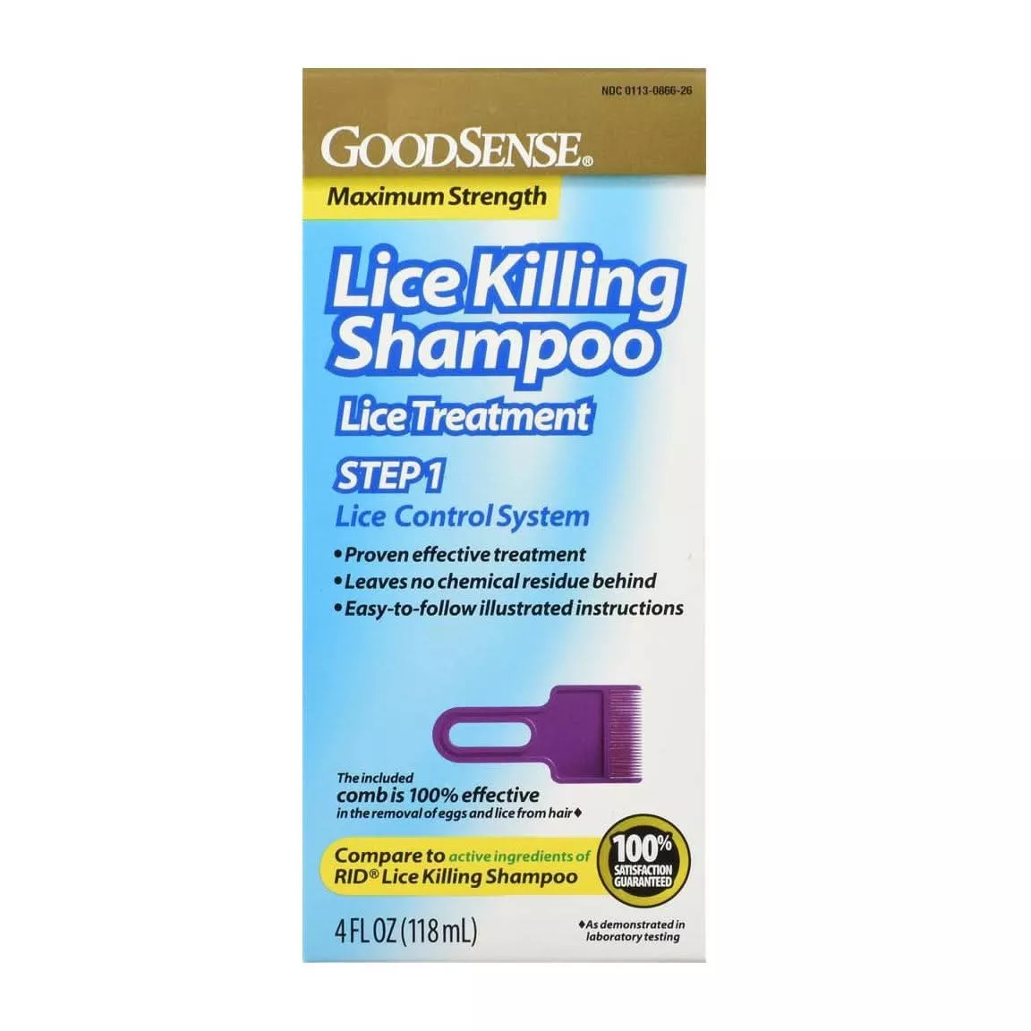 Medline Lice Treatment Shampoo
