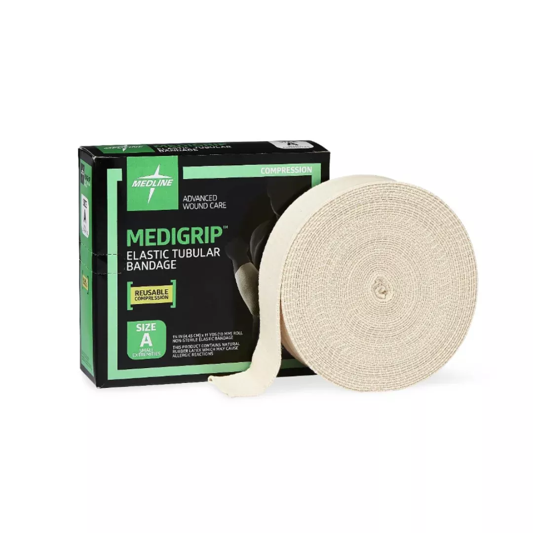 Medline Medigrip Elastic Latex Tubular Support Bandages
