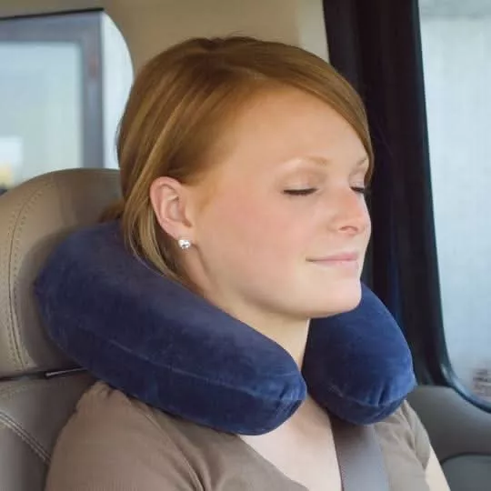 Medline Memory Travel Core Neck Pillow