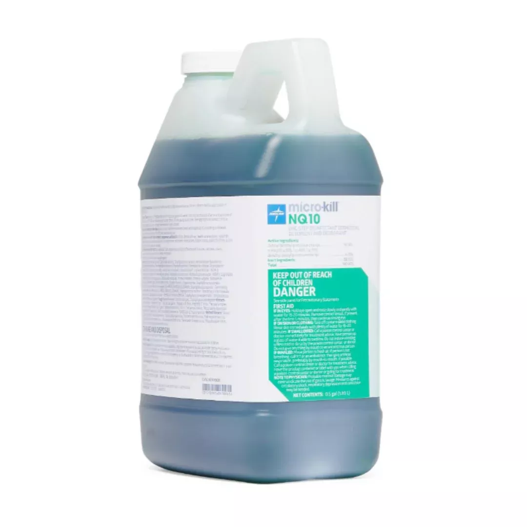 Medline Micro-Kill NQ10 Disinfectant - 64 oz Bottles