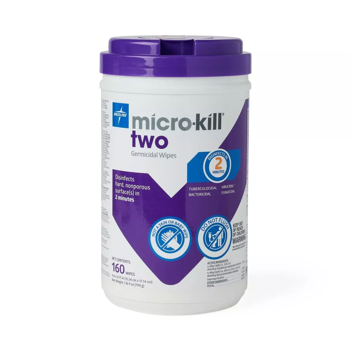 Medline Micro-Kill Two Wipes