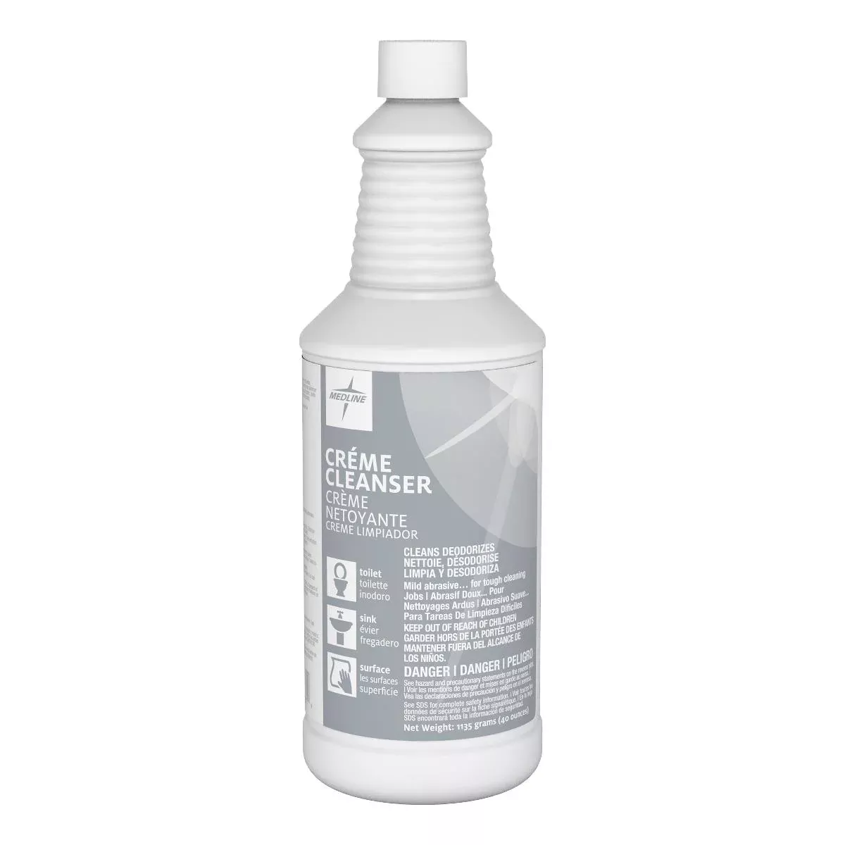 Medline Mild Abrasive Cream Cleanser