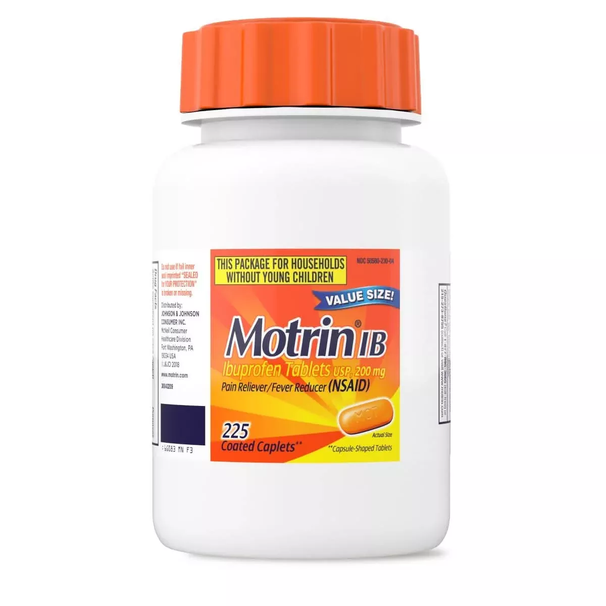 Medline Motrin Pain Reliever and Fever Reducer Caplets