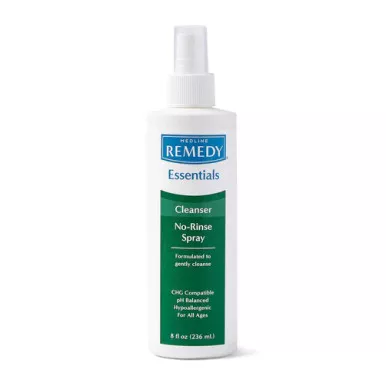 Medline MSC092SCSW08 - Remedy Essentials No-Rinse Cleansing Spray, 8 oz