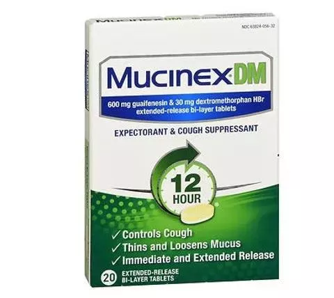 Medline Mucinex DM Expectorant/Cough SuppressantTablets