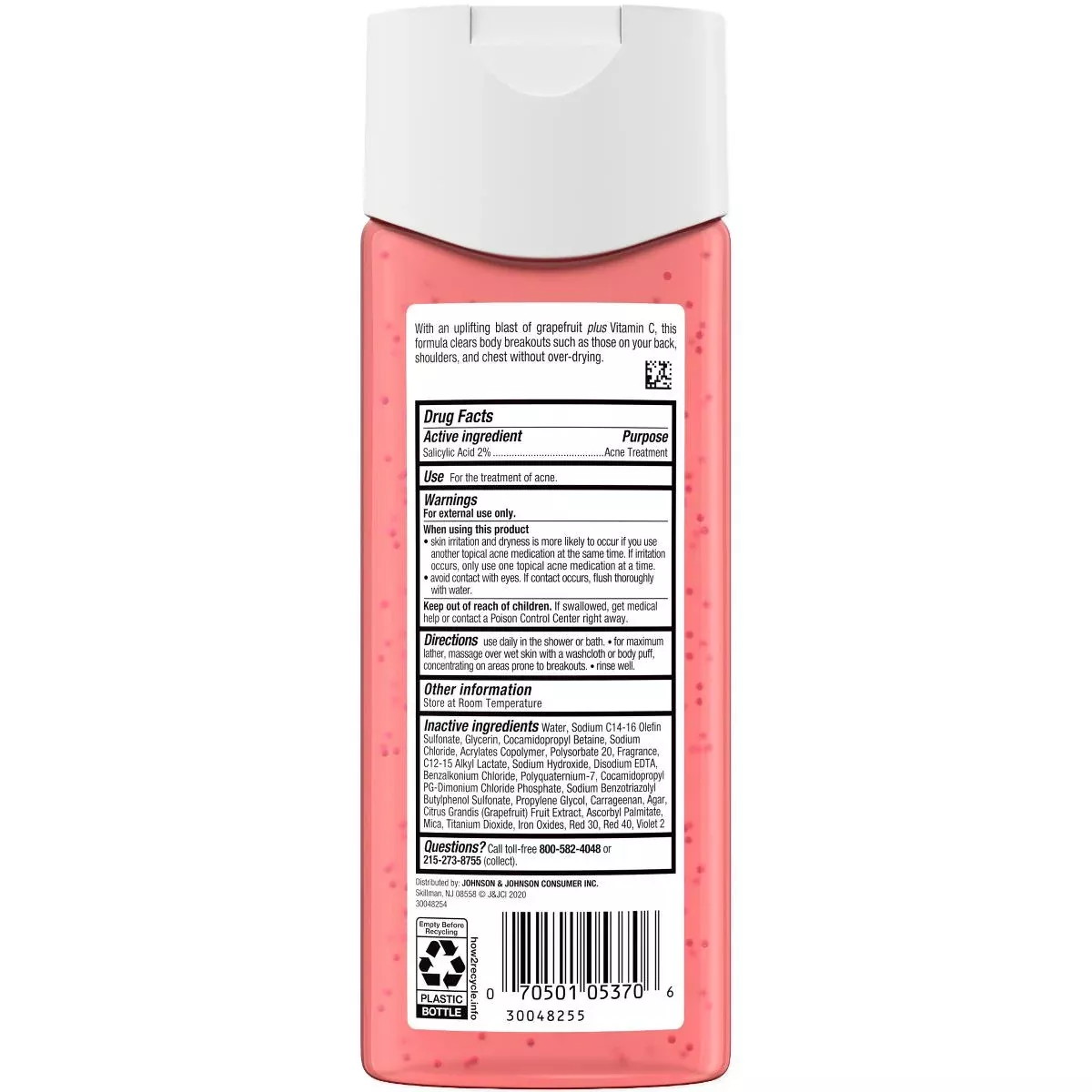 Medline Neutrogena Pink Grapefruit Body Wash