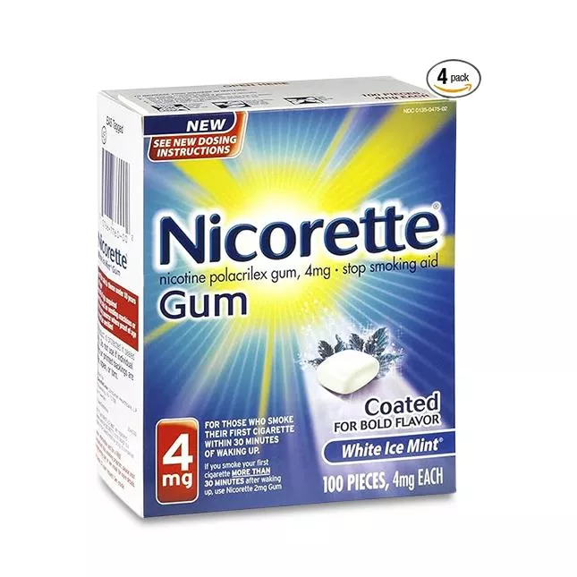 Medline Nicorette Stop Smoking Gum