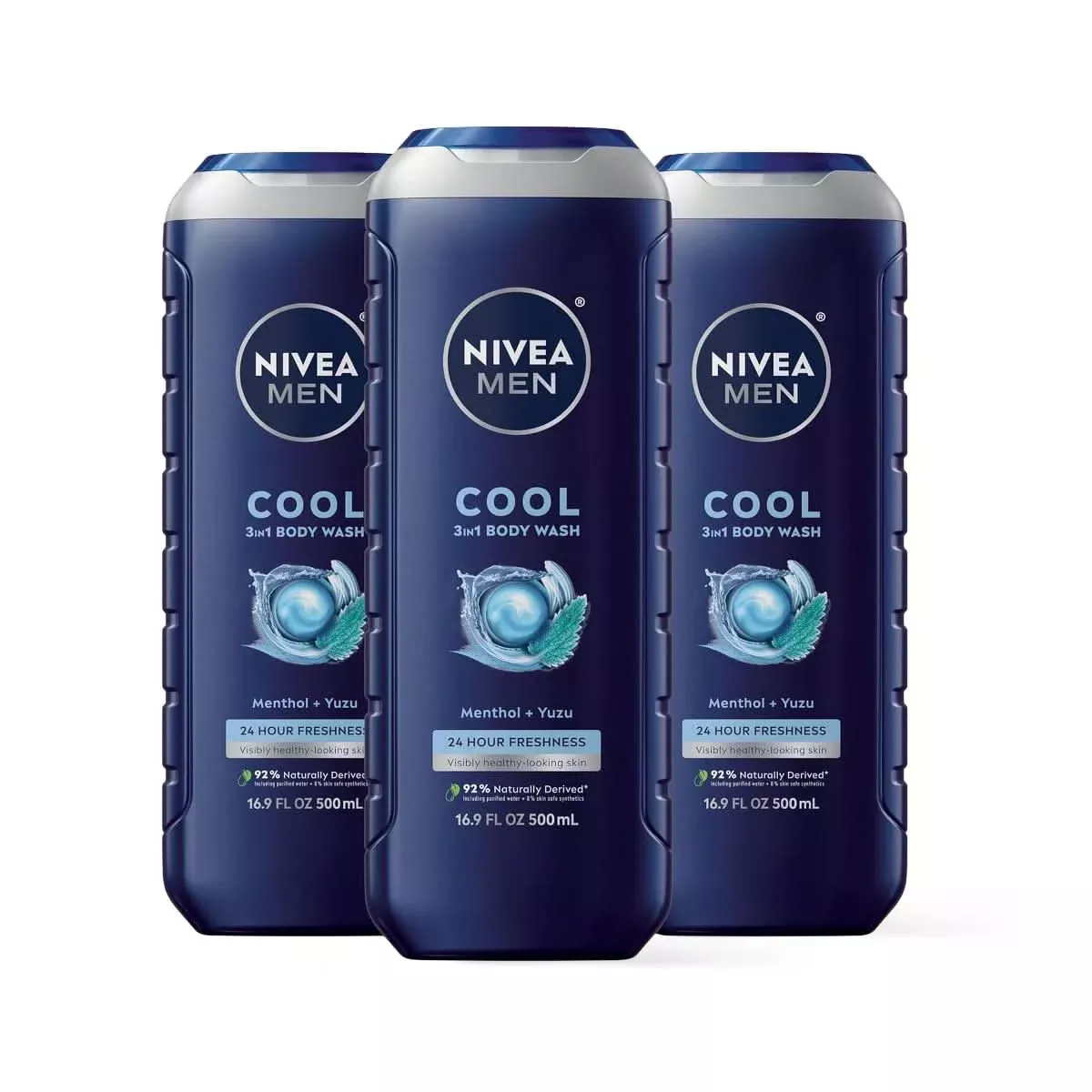 Medline Nivea Men Cool 3-In-1 Body Wash