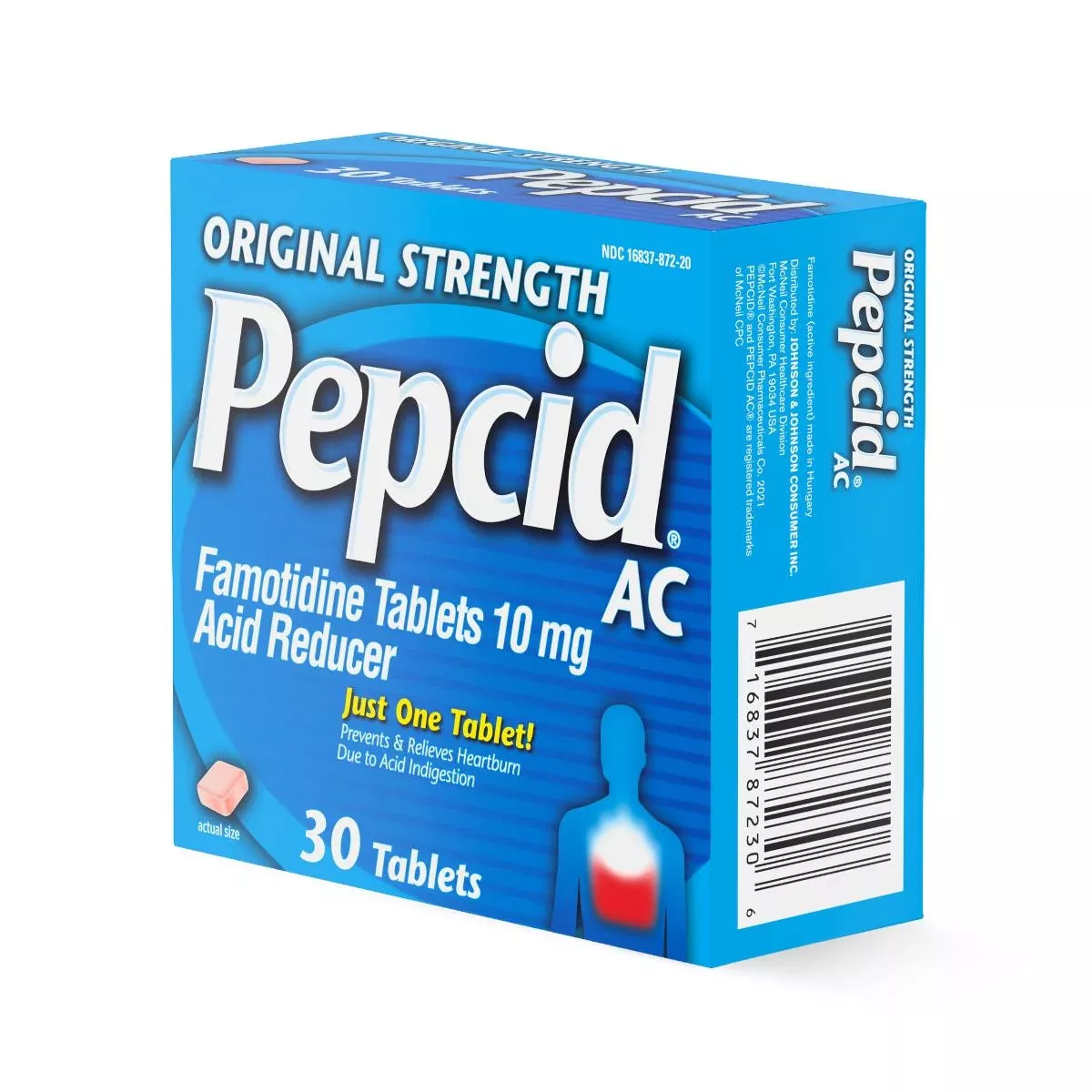 Medline Original Strength Pepcid AC Tablets