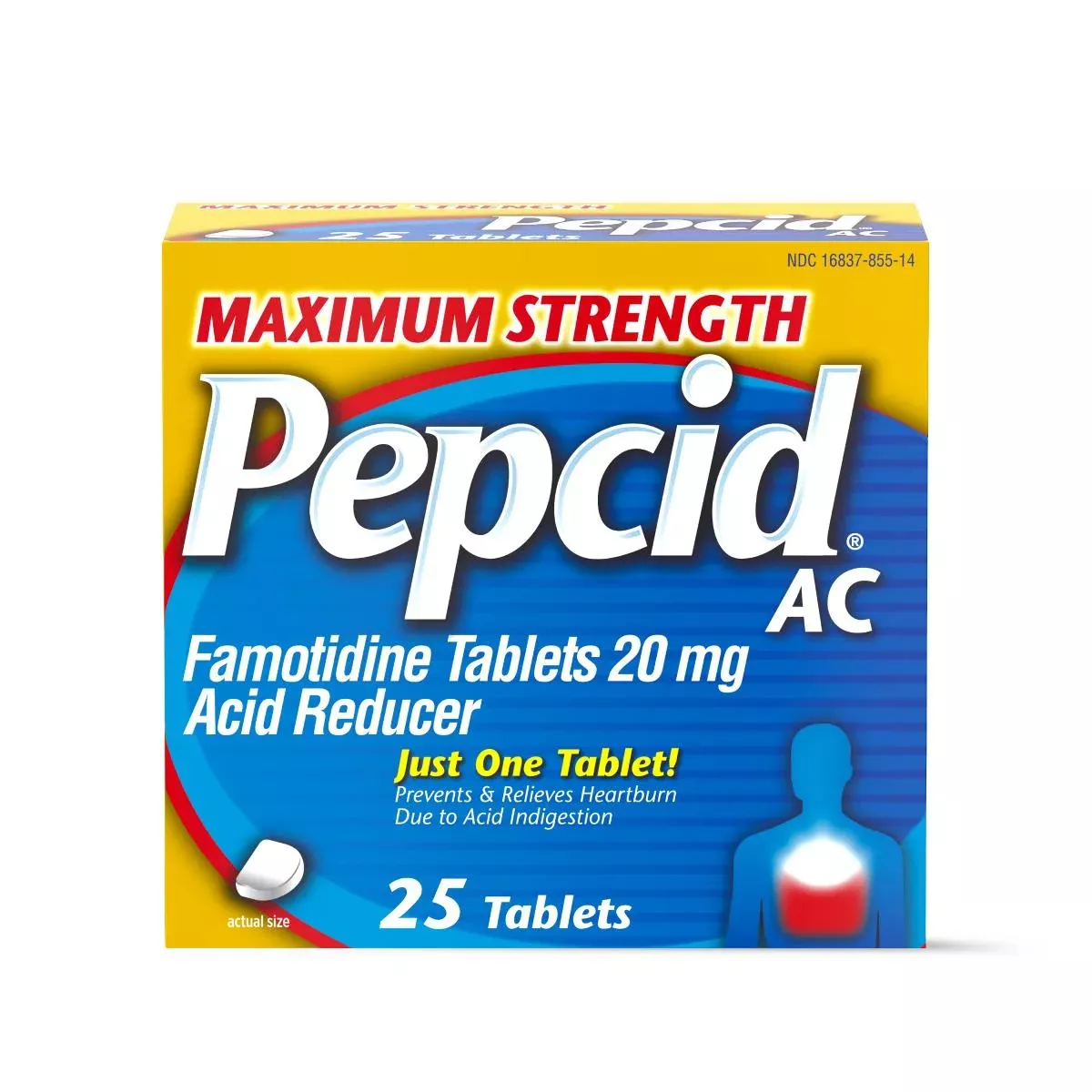 Medline Pepcid AC Maximum Strength Famotidine Tablets