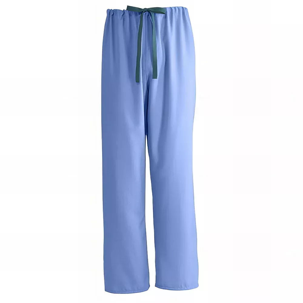 Medline PerforMAX Unisex Reversible Scrub Pants with Front Drawstring