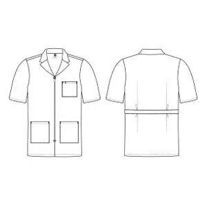Medline Propel Unisex 4-Pocket Consultation Smocks