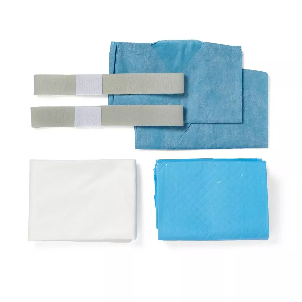 Medline QuickSuite OR Linen Kits with Sahara Table Sheet
