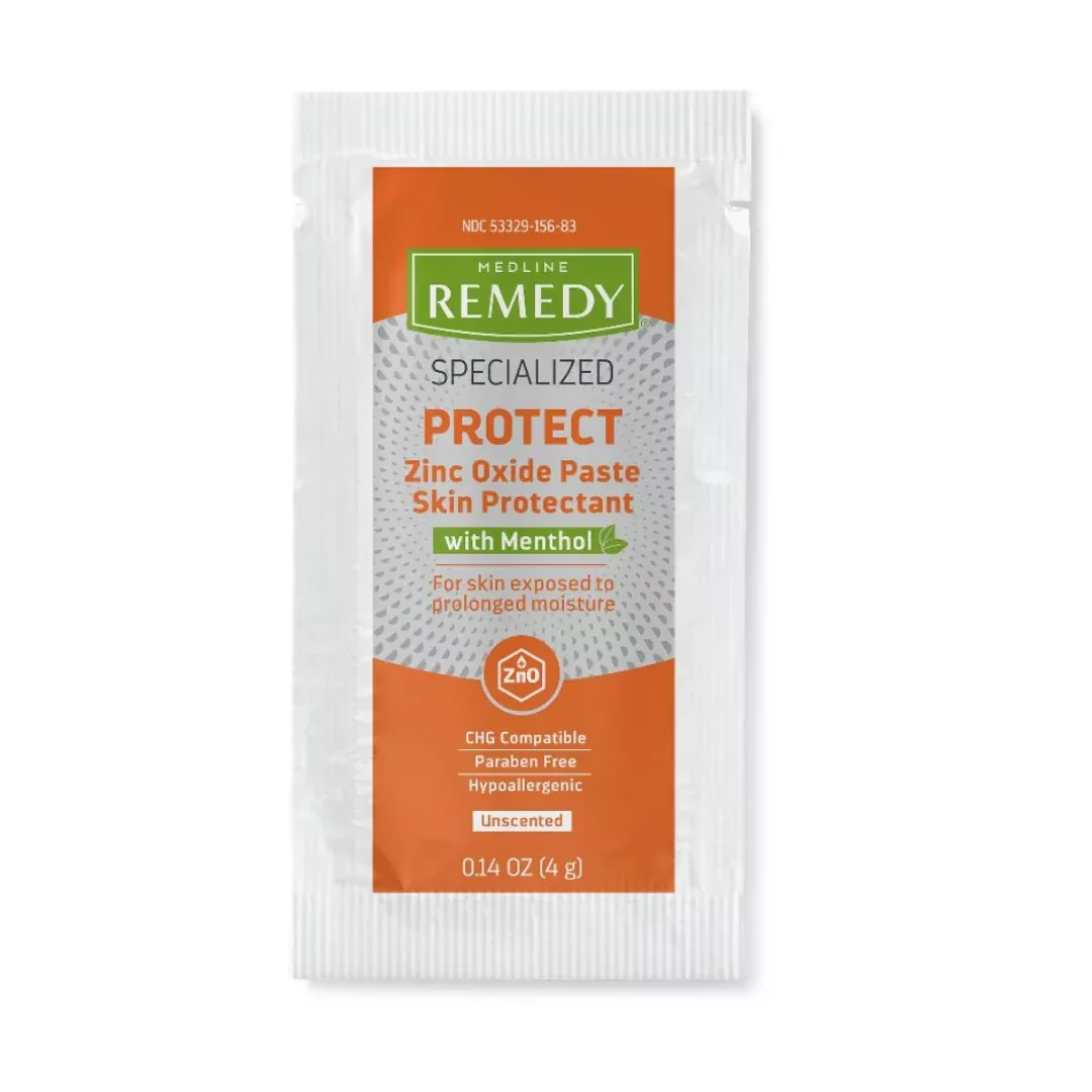 Medline Remedy Specialized Zinc Oxide Paste with Menthol - Packets