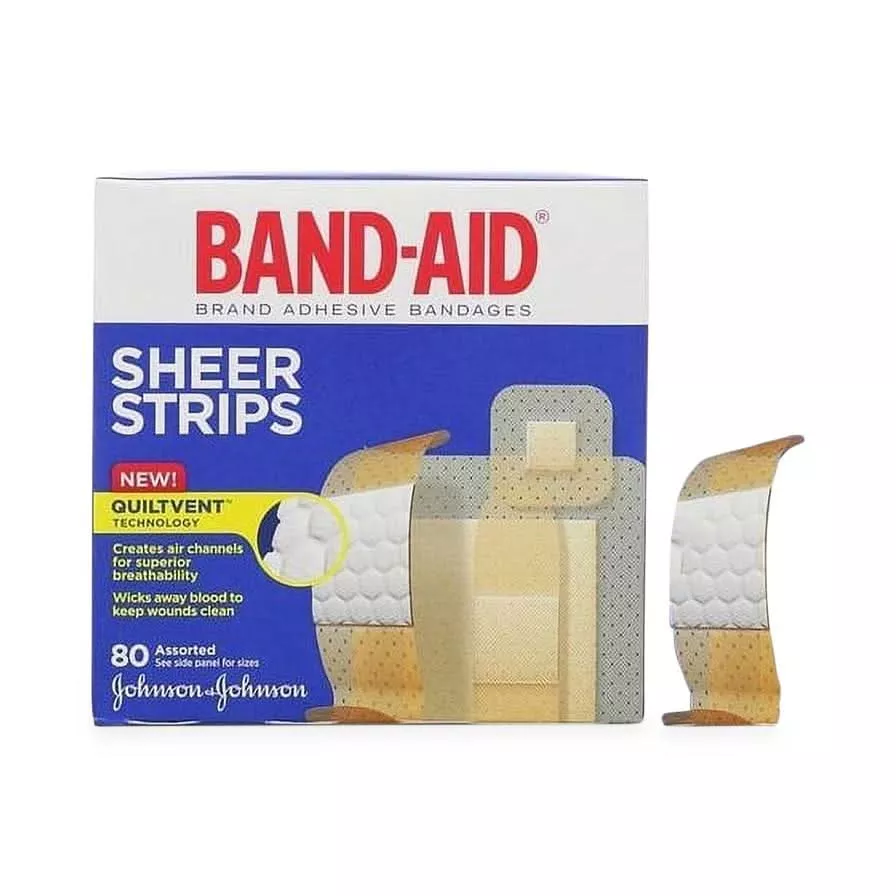 Medline Sheer Strip Adhesive Bandages