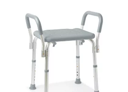 Medline Shower Chair with Arms and without Back