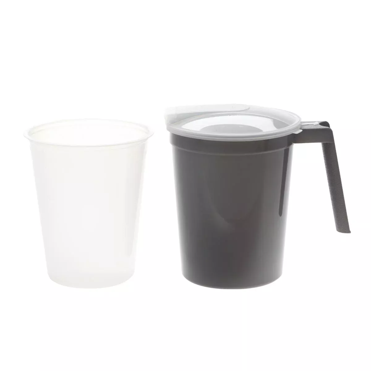 Medline Shrink-Wrapped Water Pitcher Sets with Plastic Liner