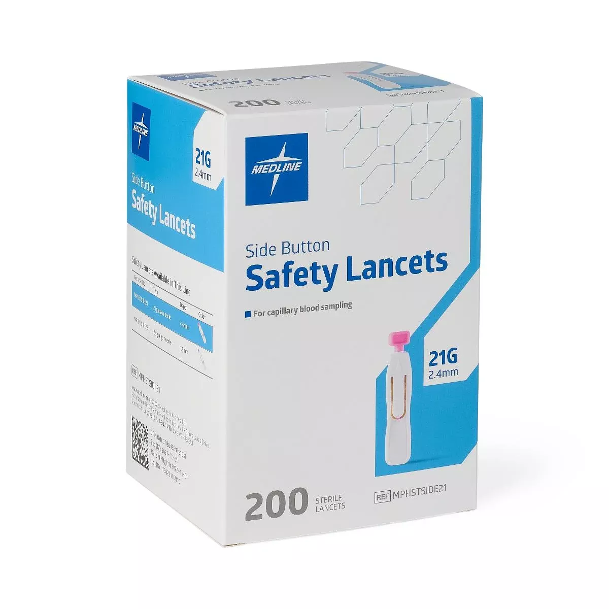 Medline Side Button Safety Lancets