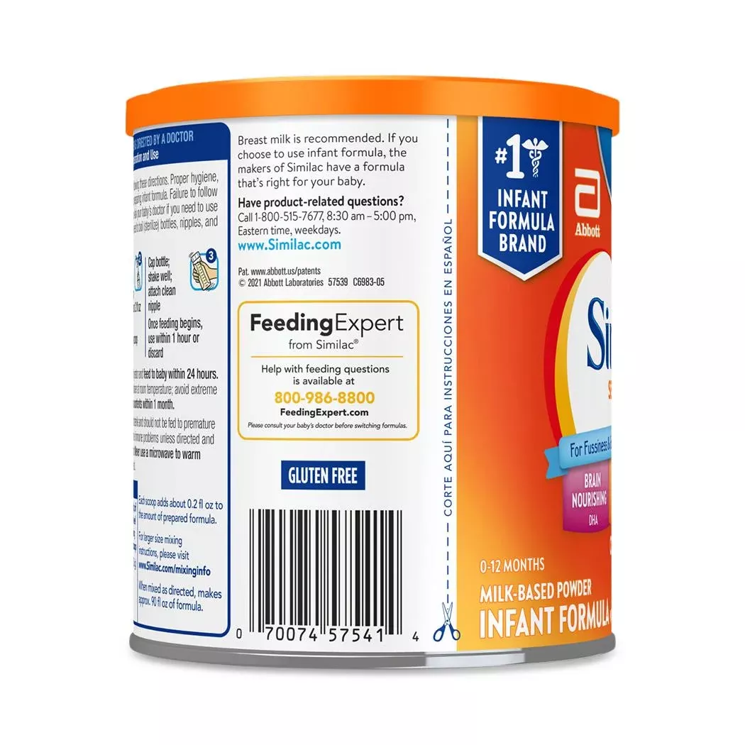 Medline Similac Sensitive Infant Formula