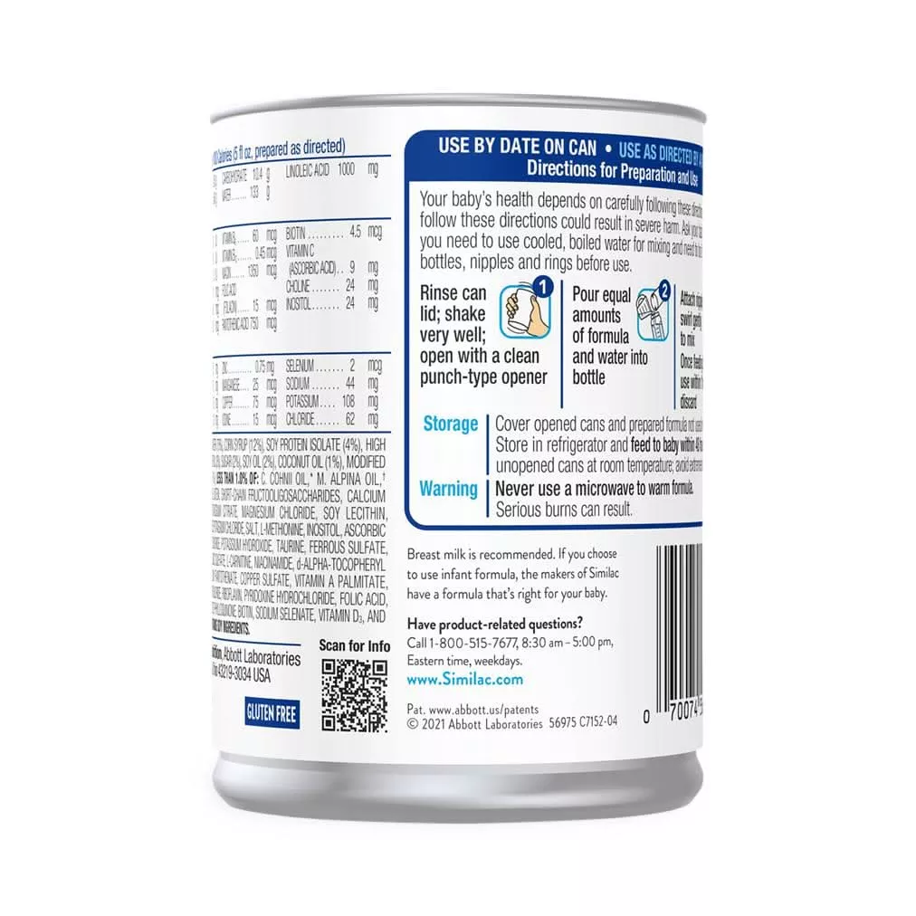 Medline Similac Soy Advanced Isomil Liquid Infant Formula