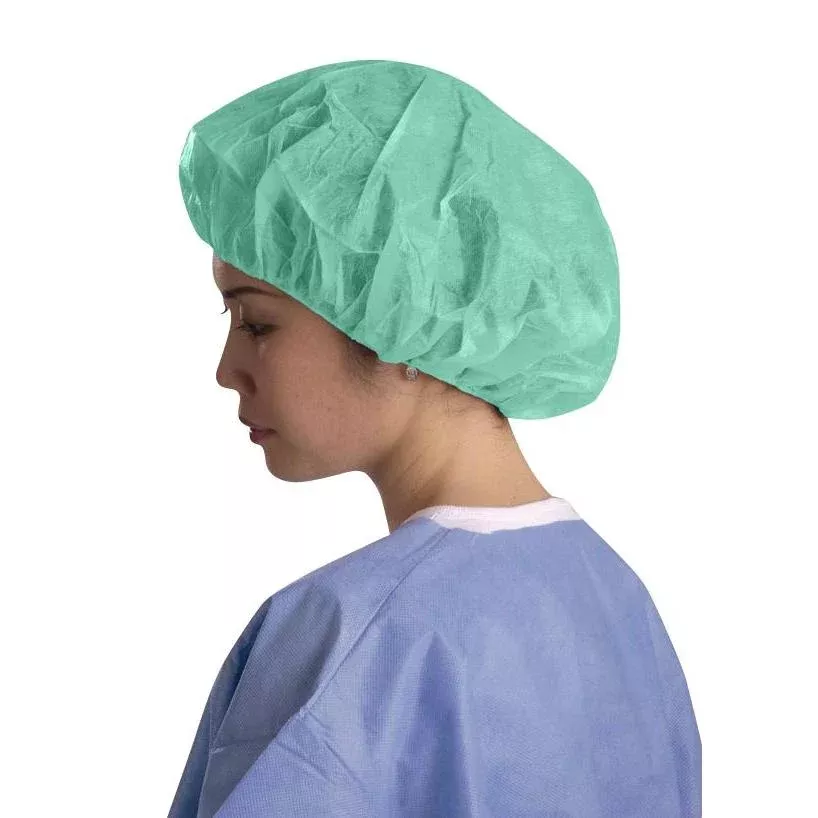 Medline Single-Ply Polypropylene Bouffant Caps