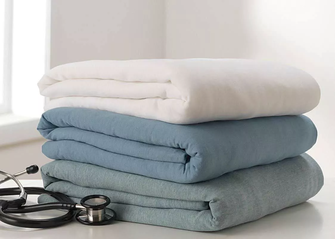 Medline Soft-Fit Knitted Fitted 55% Cotton/45% Polyester Stretcher Sheets