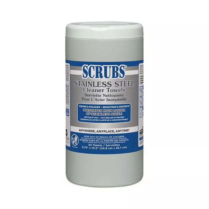 Medline Stainless Steel Cleaner Towels