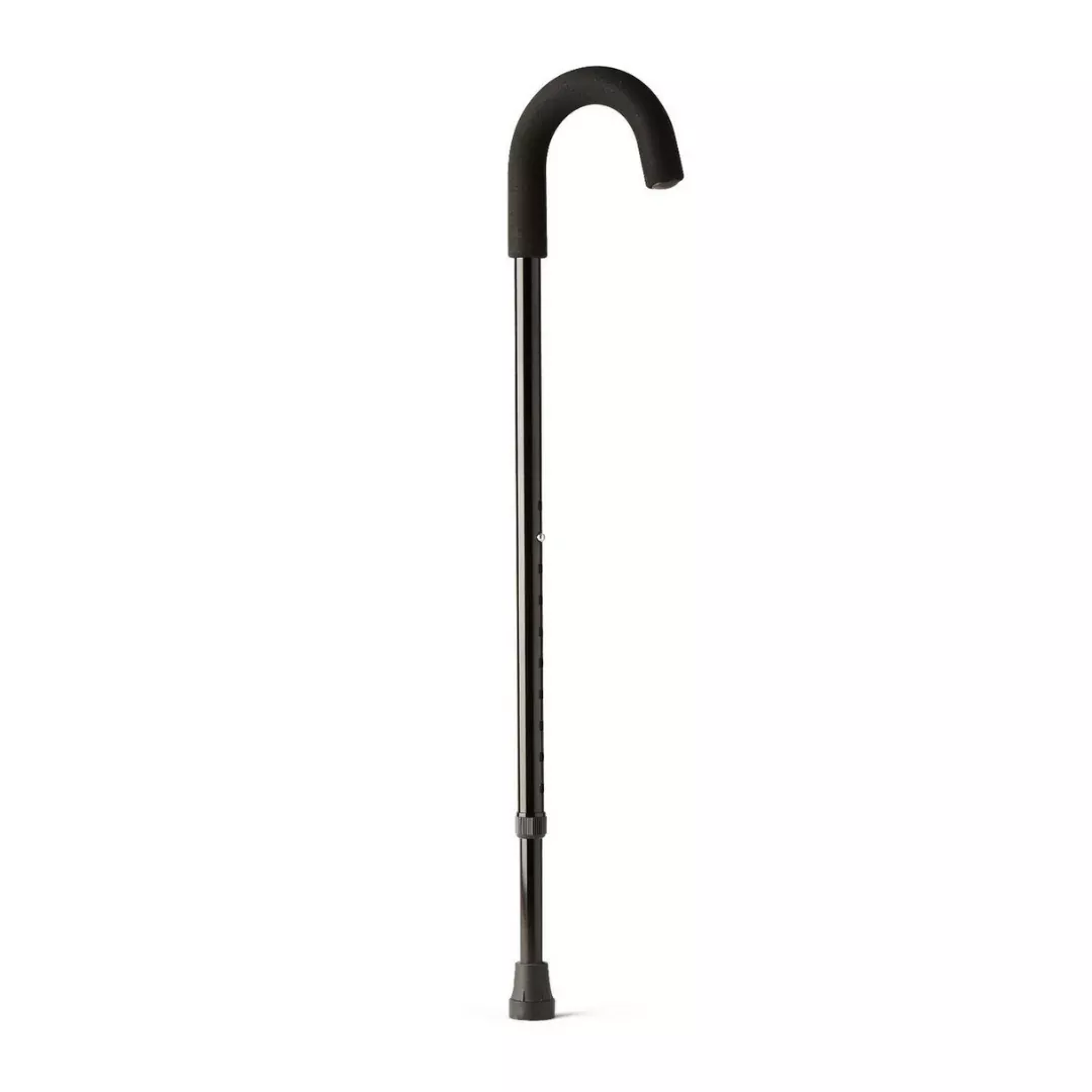 Medline Standard Aluminum Crooked Handle Canes