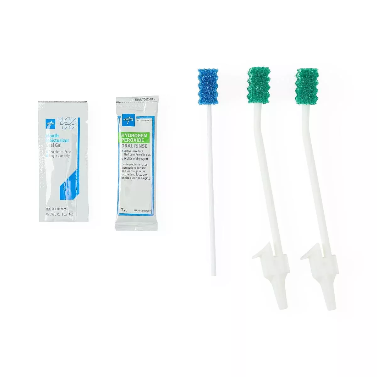 Medline Standard Suction Swab Kits with Hydrogen Peroxide