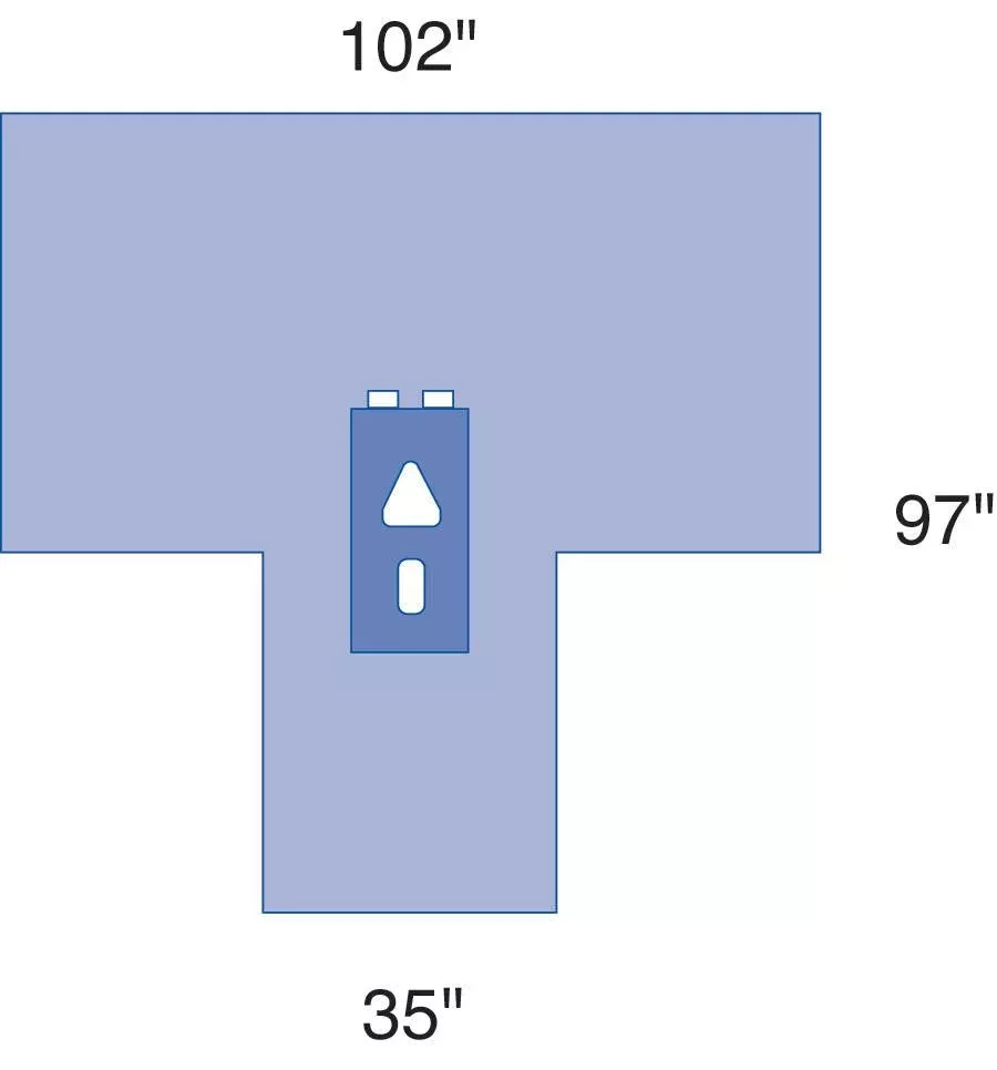 Medline Sterile Laparoscopy Surgical Drapes