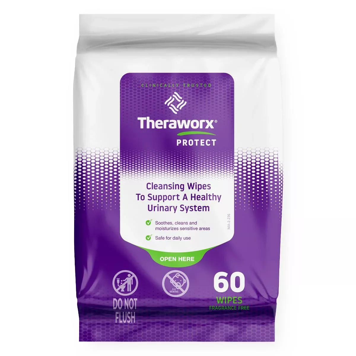 Medline Theraworx Protect Urinary Care Wipes