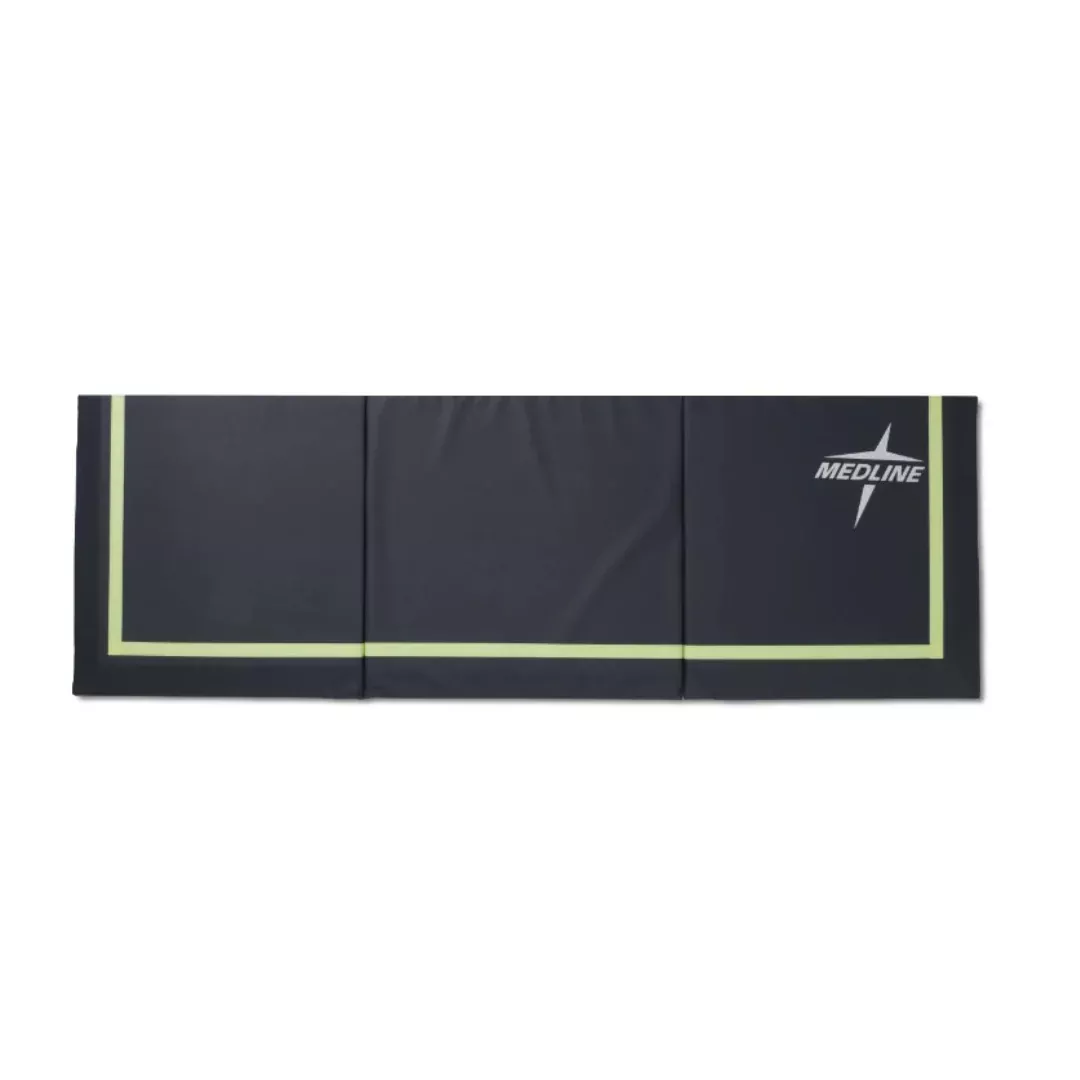 Medline Trifold Beveled Edge Fall Mat with Glow