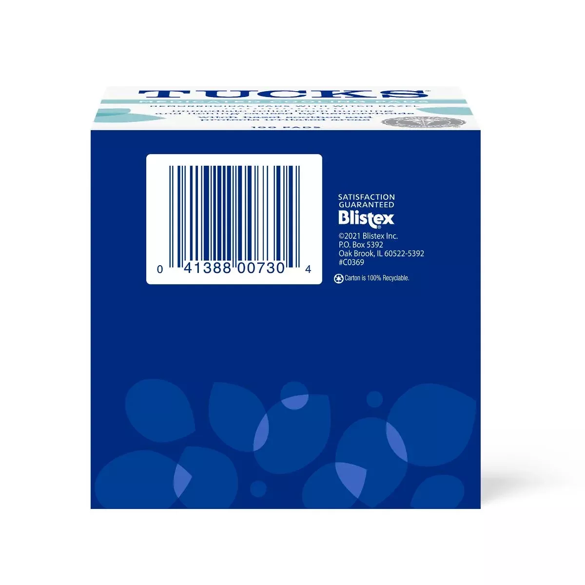 Medline TUCKS Medicated Cooling Pad Hospital Pack