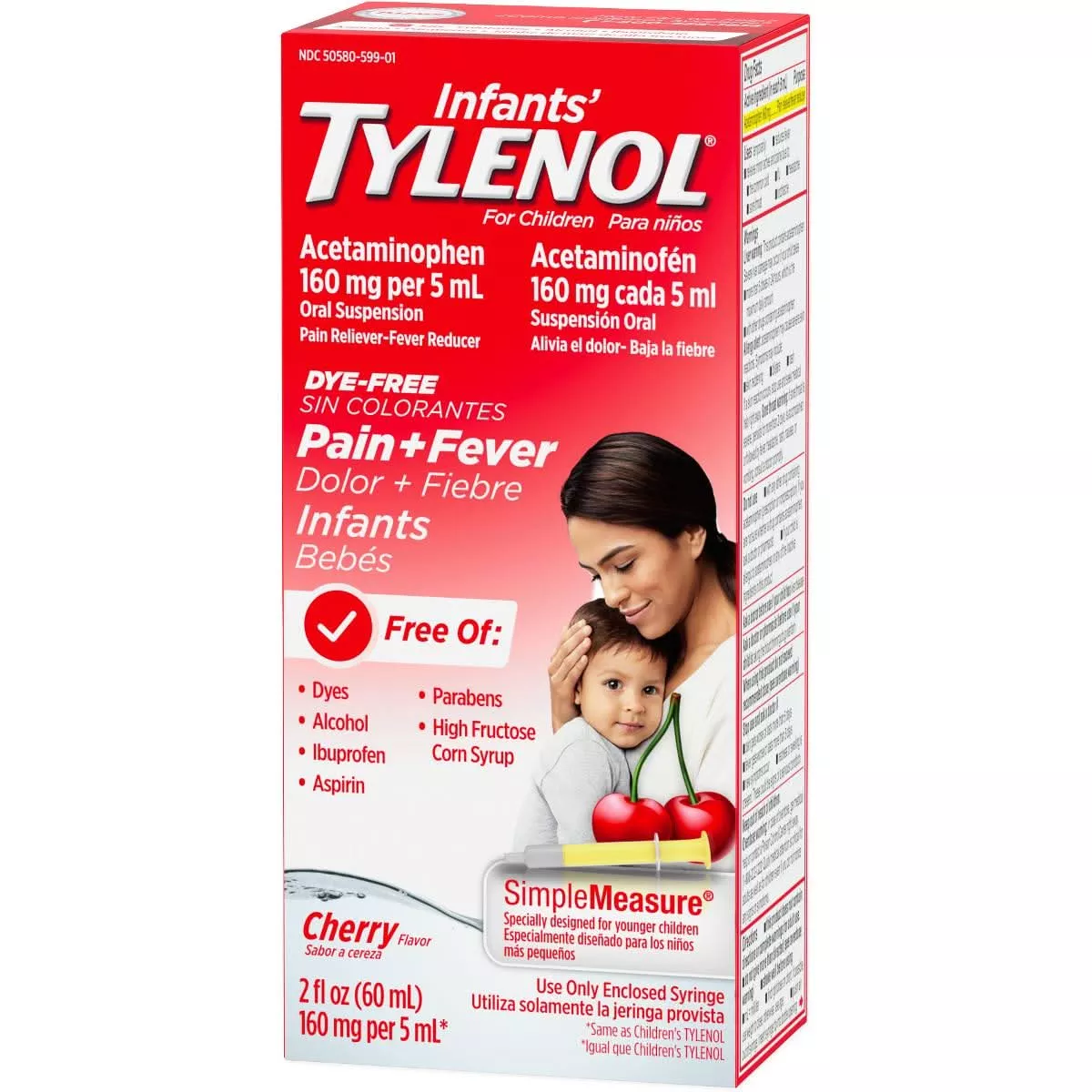 Medline Tylenol Infants Dye-Free Syrup