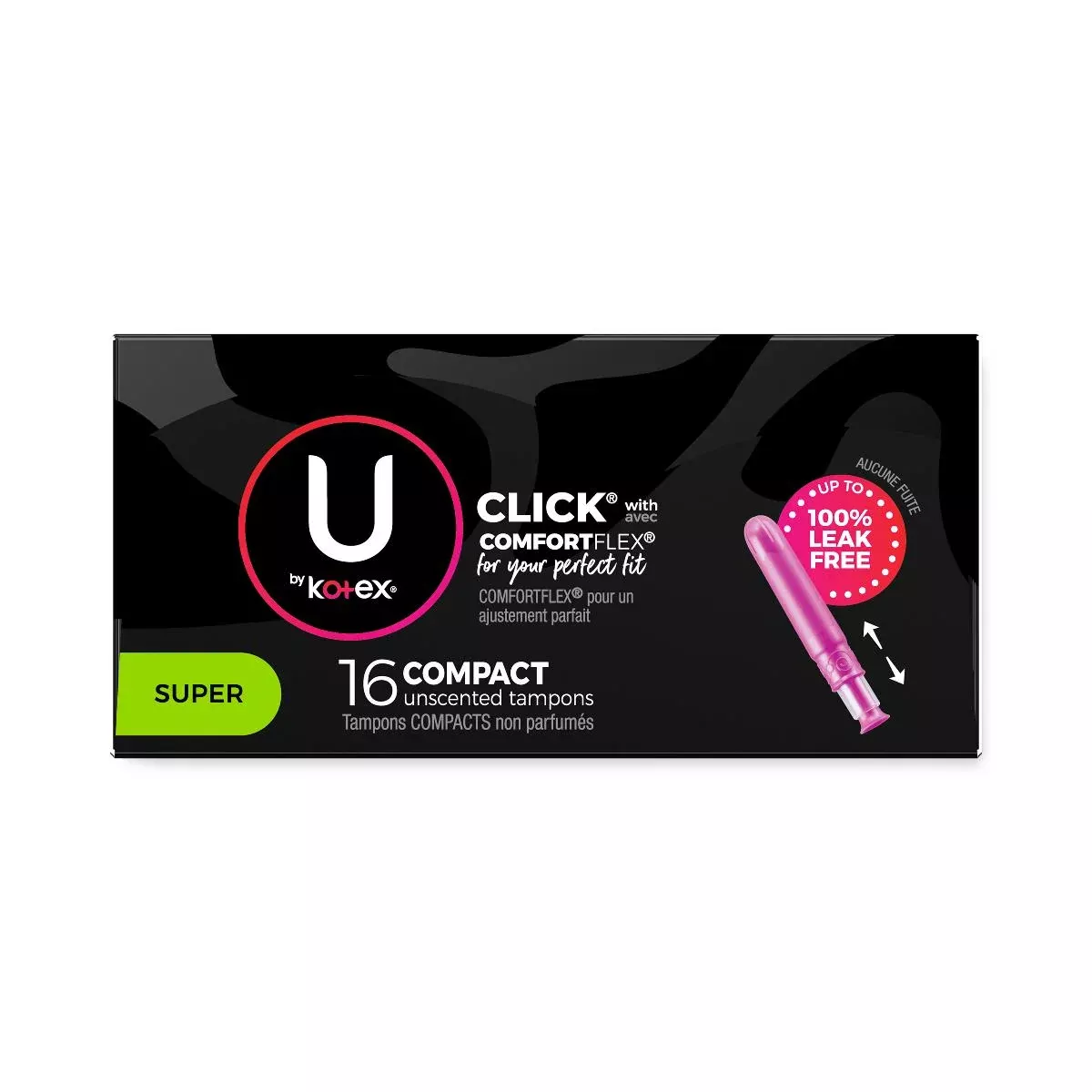 Medline U by Kotex Click Tampons