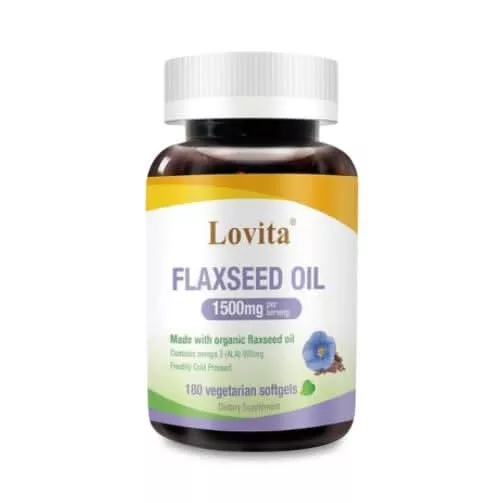 Medline Vitalabs Flaxseed Oil Softgels