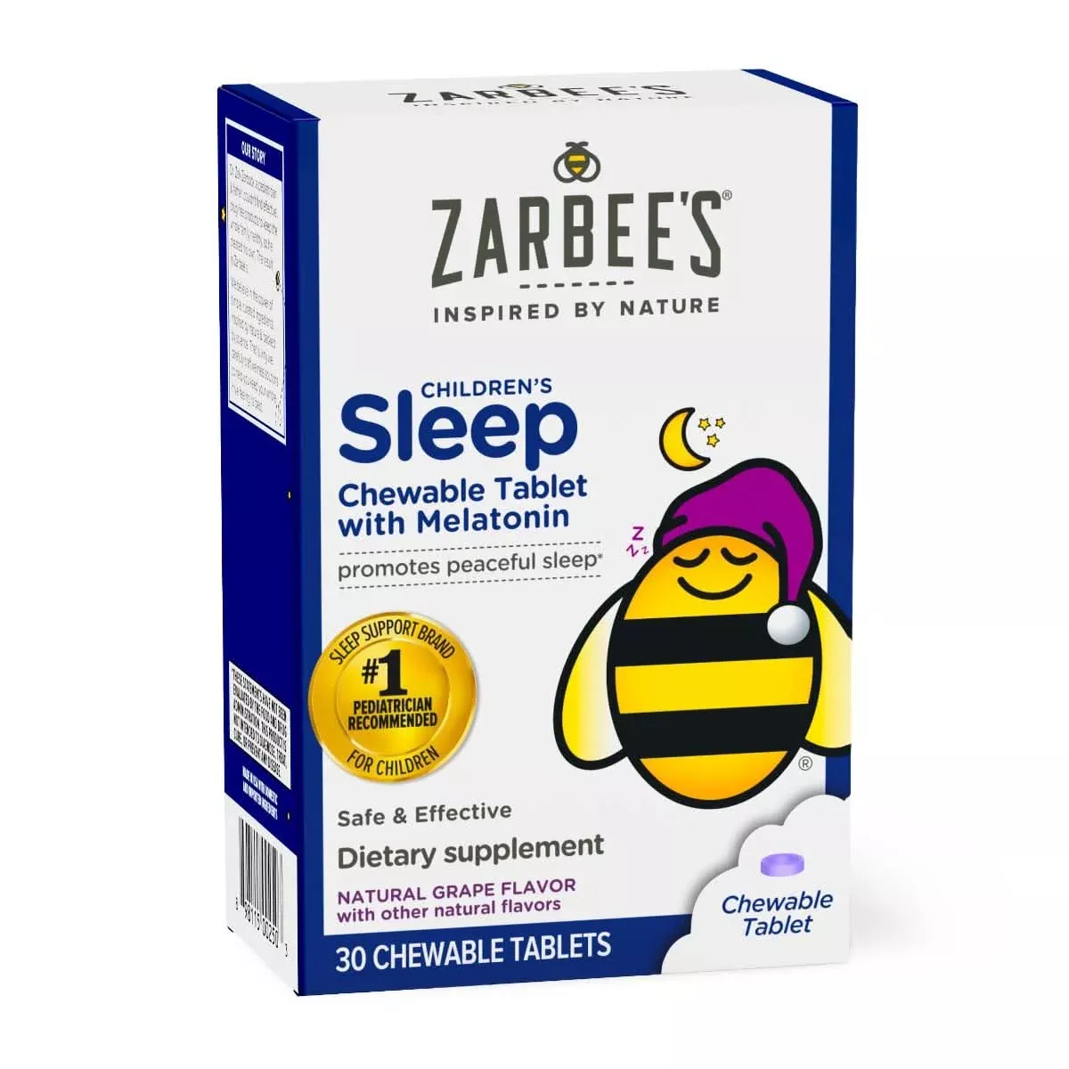 Medline Zarbees Chewable Melatonin Tablets