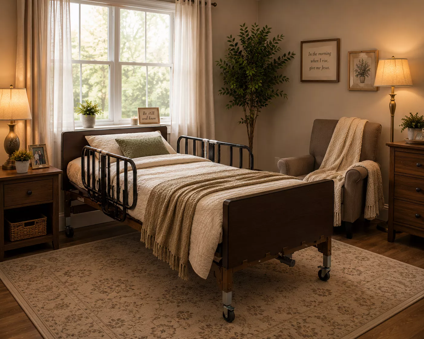 MedPlus SE Semi-Electric Bed Package