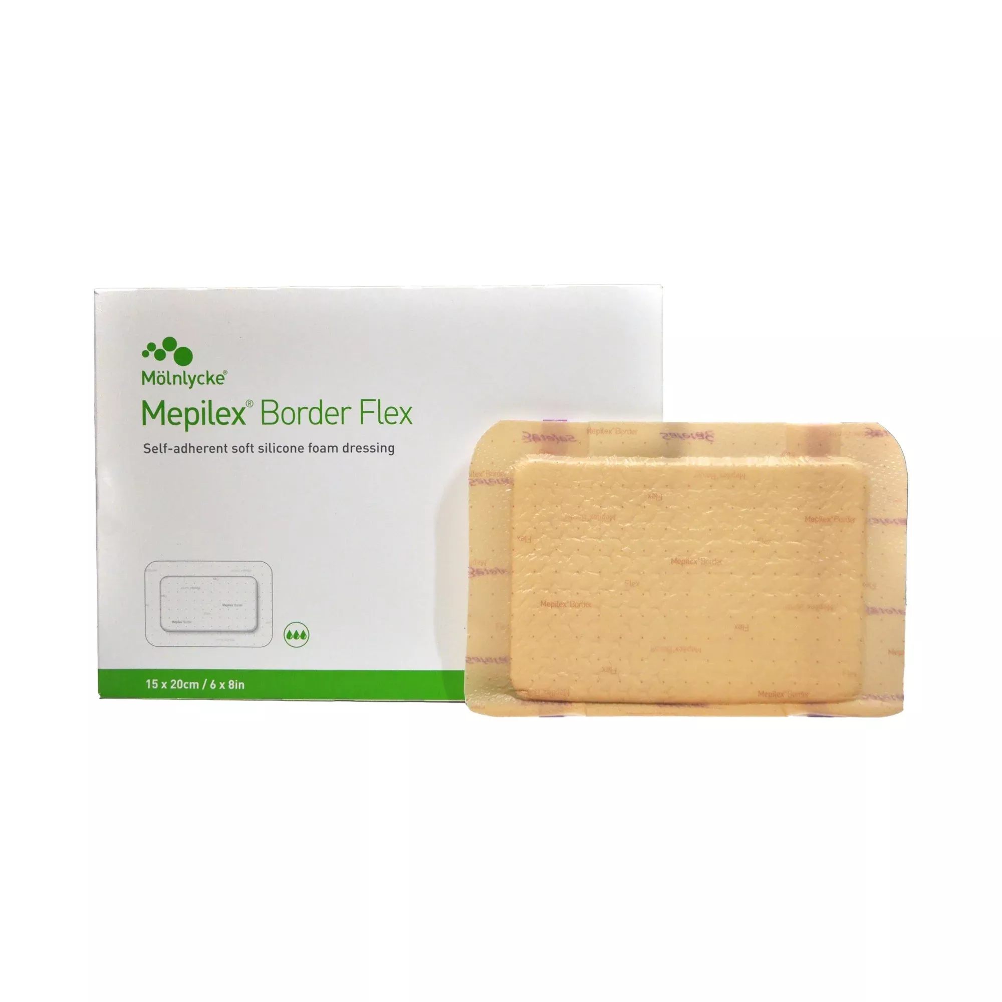 Mepilex Border Flex Adhesive with Border Foam Dressing