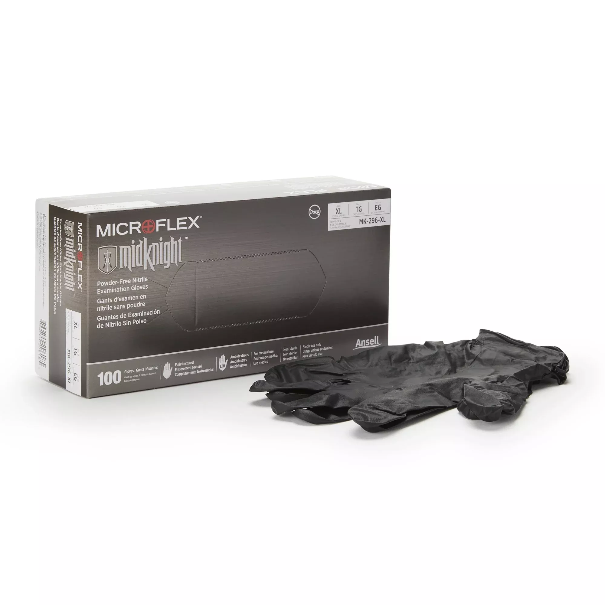 Microflex MidKnight™ Nitrile Exam Glove