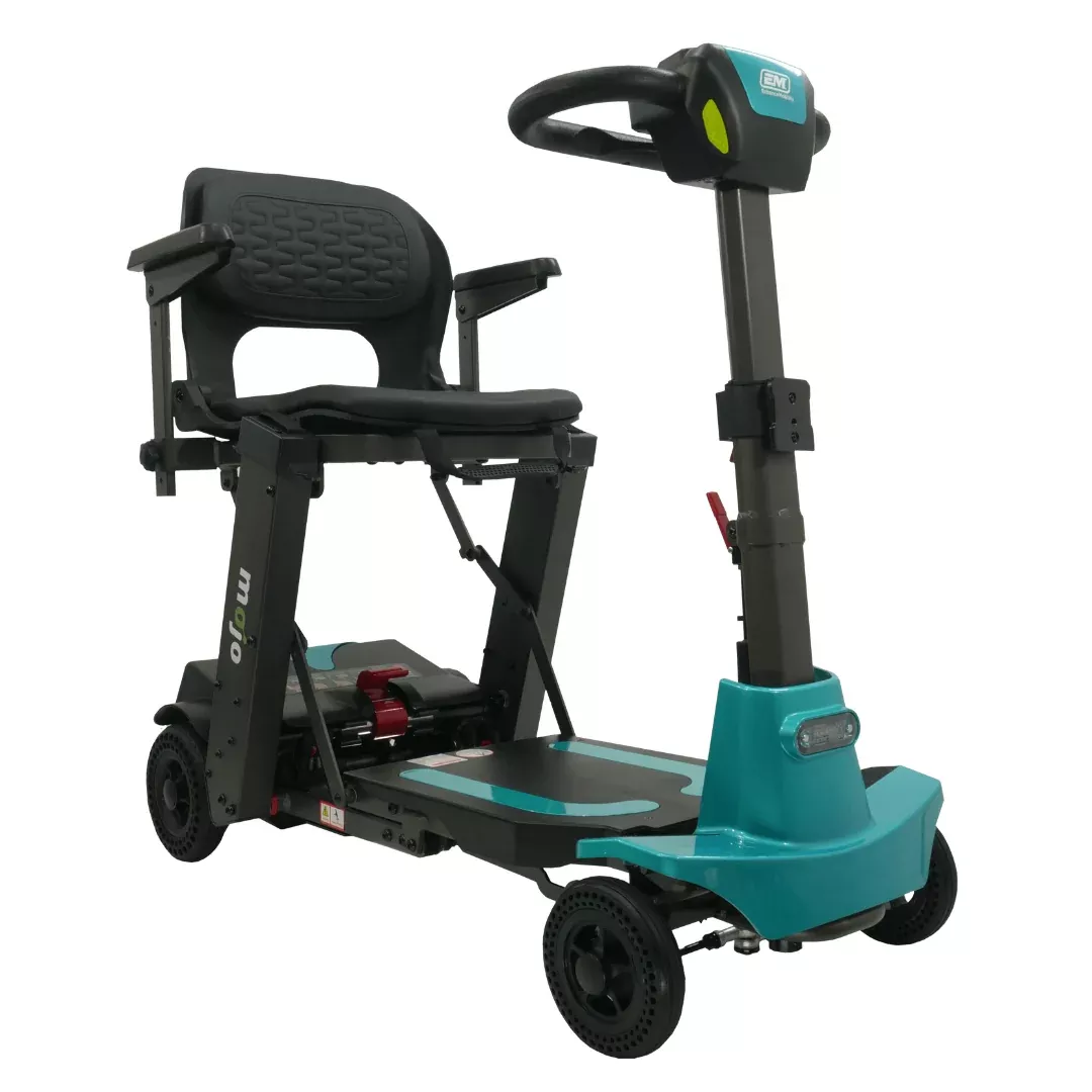 MOJO Lightweight Automatic Folding Travel Scooter - Airline Approved MJ101 - Open Box
