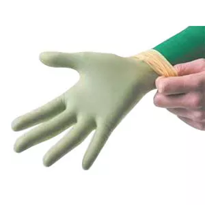 Molnlycke 31285 - Surgical Underglove Biogel Indicator™ Underglove Size 8.5 Sterile Latex Standard Cuff Length Smooth Green Not Chemo Approved