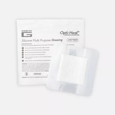 Neo G Usa AW003 - Neo G Silicone Multi Purpose Dressing, 4" x 4"