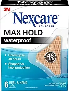 Nexcare Max Hold Heel 6 Ct- Box of 6