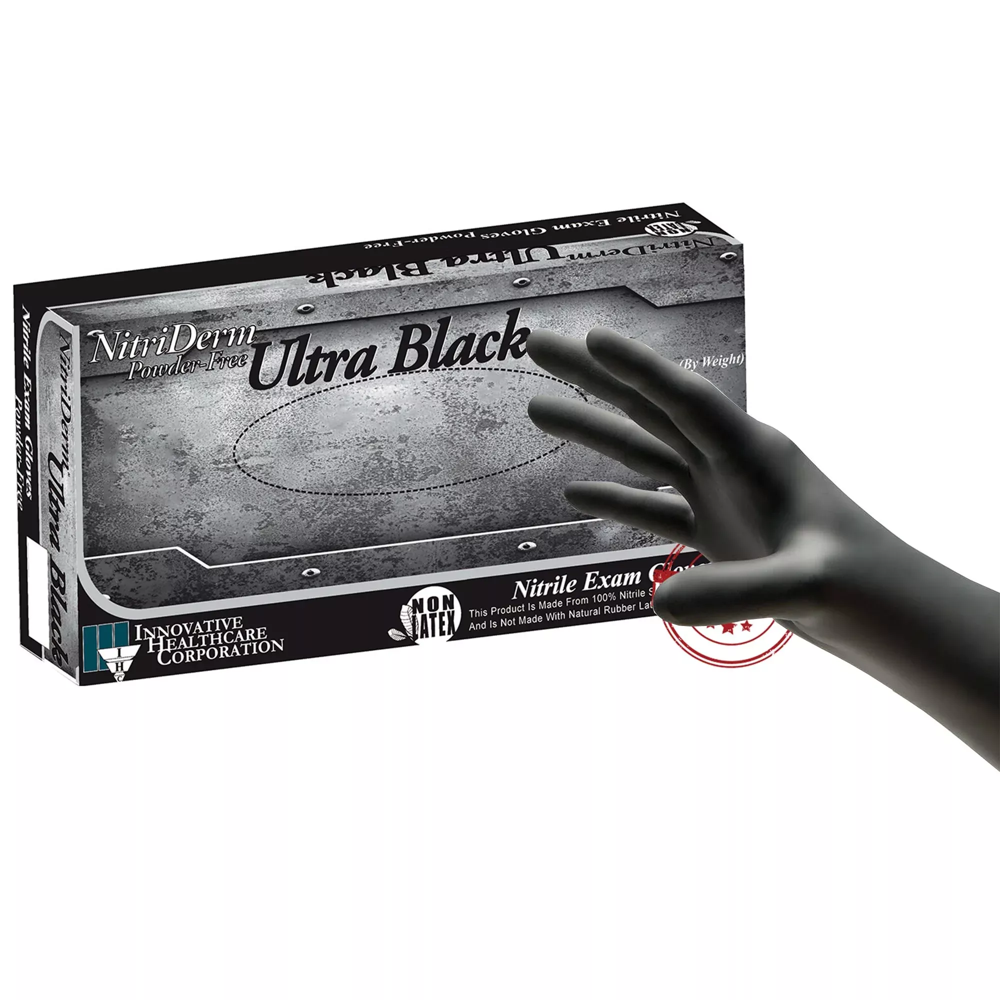 NitriDerm Ultra Black Nitrile Exam Glove