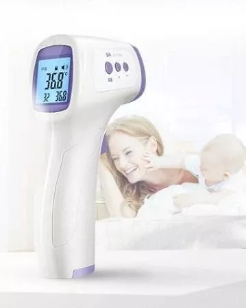 No Touch Infrared Digital Forehead/Surface Thermometer- 1 Second Response Time