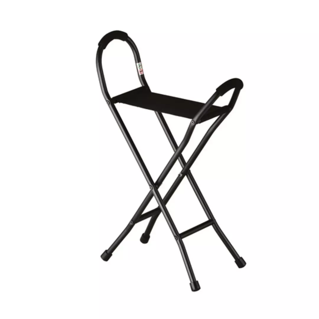 Nova 3092 Folding Travel Seat Cane With Sling Seat