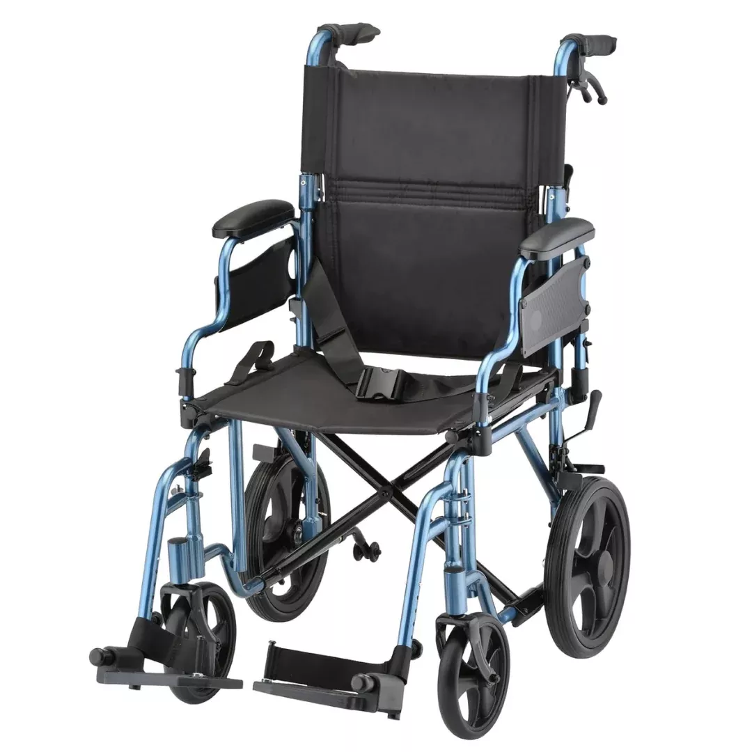 Nova 353 Lightweight Transport Chair - 12” Rear Wheels